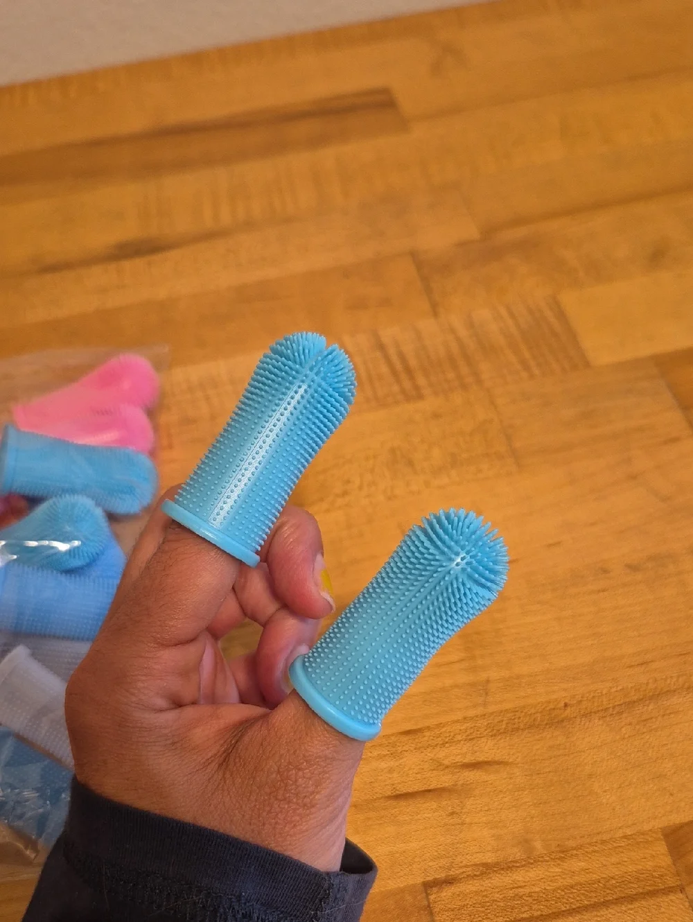 Silicone Finger Brushes For Pets